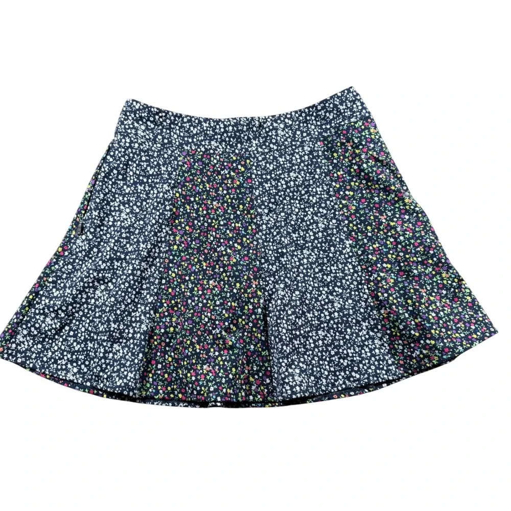 Ralph Lauren RLX Floral Golf Skort womens Medium tennis‎ athletic patchwork navy